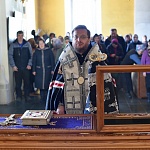 Епископ Паисий возглавил служение молебна с акафистом преподобному Матфею Яранскому